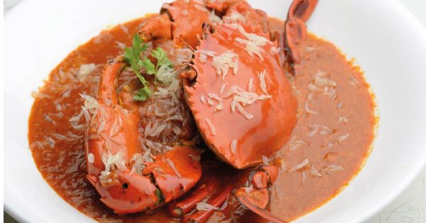 Cua sốt ớt nằm trong các món ăn đặc trưng tại Singapore