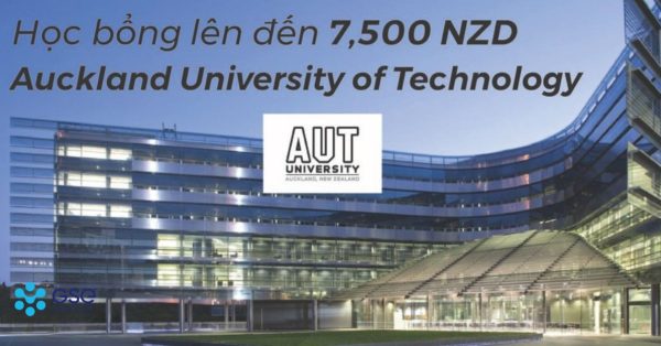 Học bổng trị giá 7,500NZD từ Auckland University of Technology – NZ