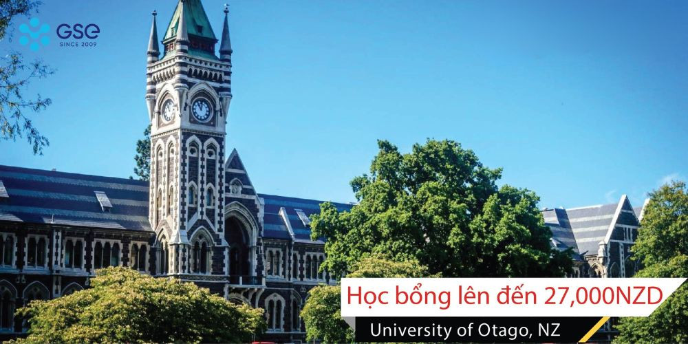 Học bổng University of Otago