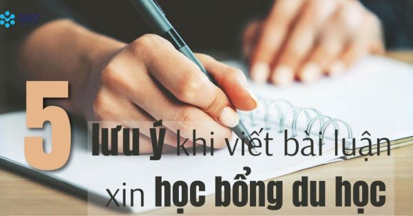 5 quy tắc vàng cần lưu ý khi viết bài luận xin học bổng du học