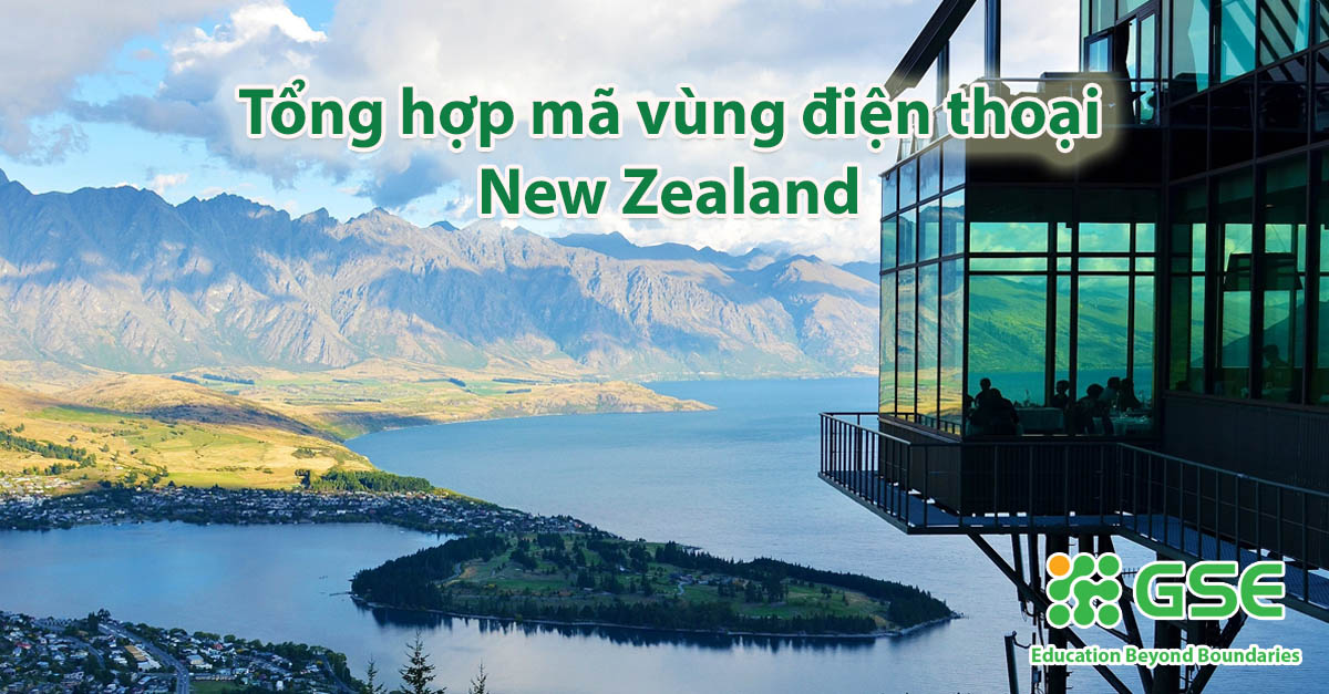 Tổng hợp mã vùng điện thoại của New Zealand