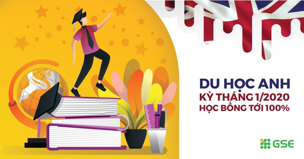 Du Học Anh Kỳ Tháng 1/2020 Với Học Bổng Trị Giá Tới 100% Học Phí