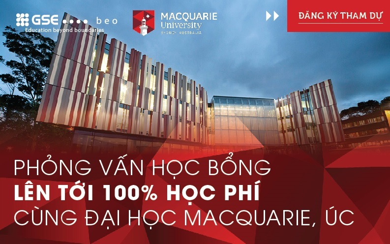 Đại học Macquarie Úc – Học bổng lên tới 100% học phí