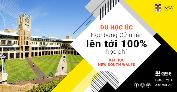 Đại học New South Wales – Tuyển Thẳng Học Sinh Giỏi từ các trường THPT Chuyên ở Việt Nam và Học Bổng hệ Cử nhân lên đến 100% học phí