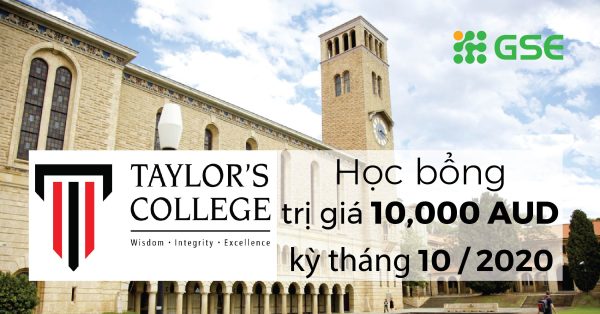 Học bổng du học Úc trị giá 10,000AUD tại Taylors College, Perth
