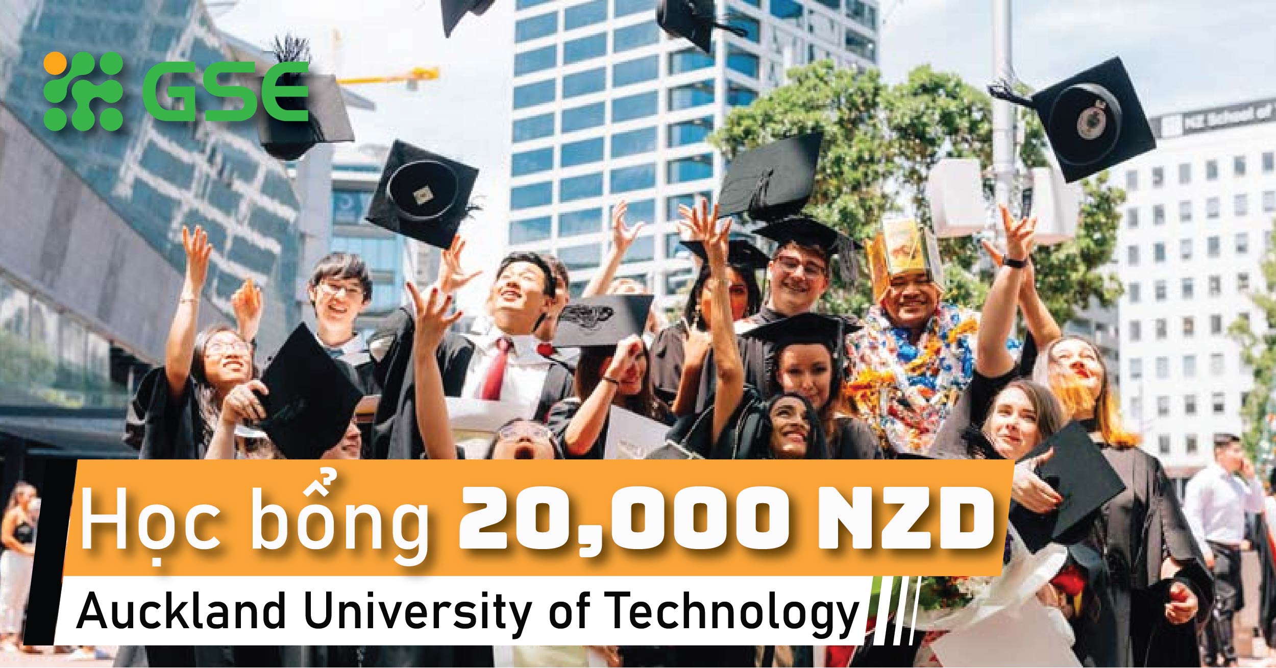 Học bổng 20,000 NZD kỳ 2 năm 2021 từ Auckland University of Technology