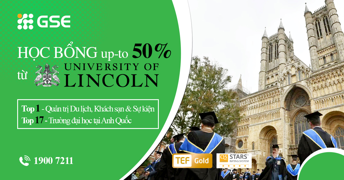 Phỏng vấn học bổng £5.000 đến 50% học phí từ ĐH Lincoln với GPA chỉ từ 6.5