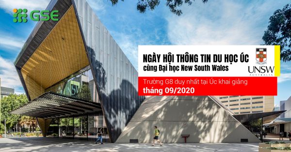 New South Wales – Trường ĐH G8 duy nhất có kỳ học Tháng 09/2020