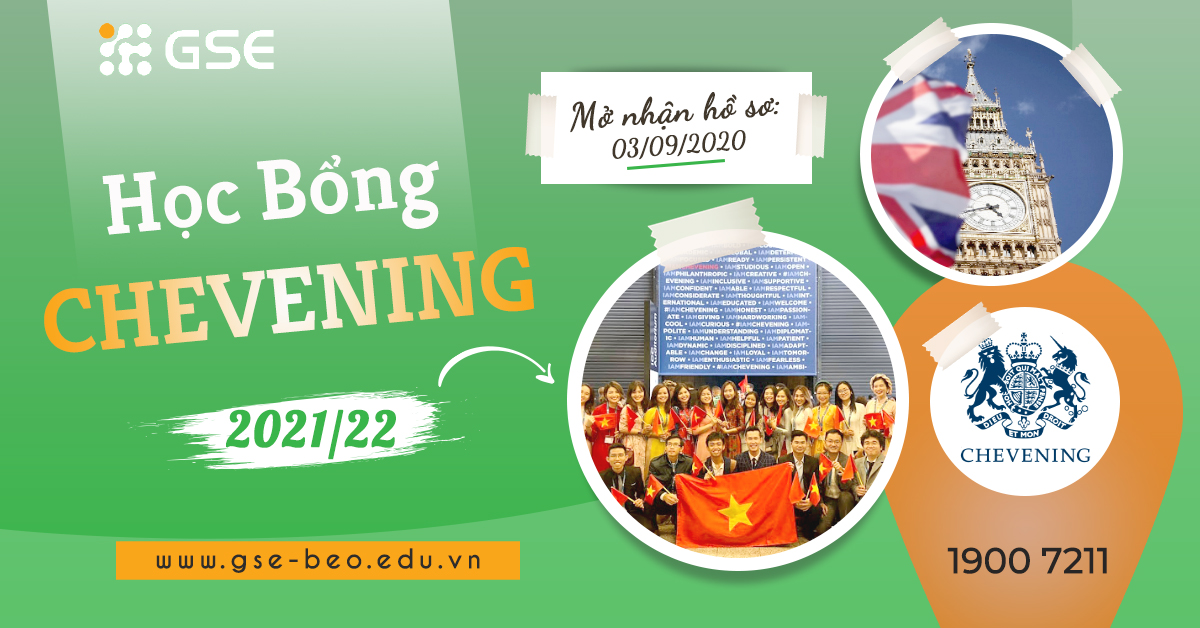 Học bổng Chevening 2021/ 2022 – Những điều phải biết