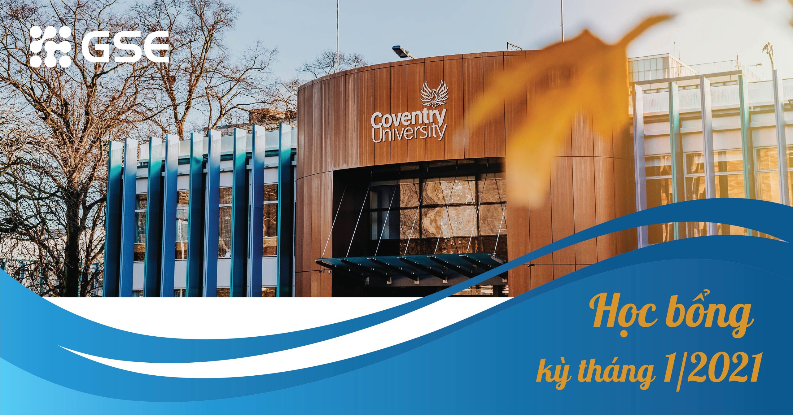 Học bổng Anh kỳ tháng 1 năm 2021 từ Đại học Coventry