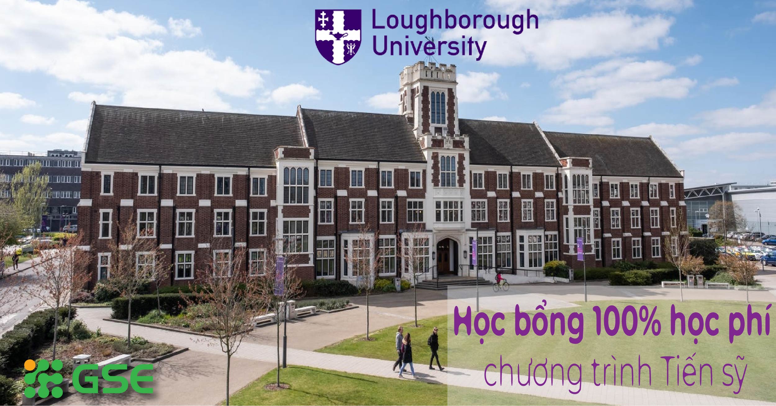 Học bổng 100% học phí bậc Tiến sỹ từ đại học Loughborough University