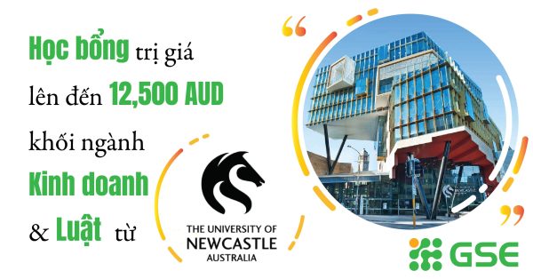 Học bổng trị giá 12,500AUD tại University of Newcastle – Úc năm học 2021