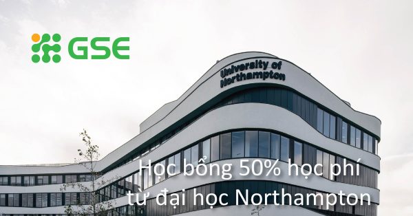Học bổng đại học Northampton trị giá 50% học phí