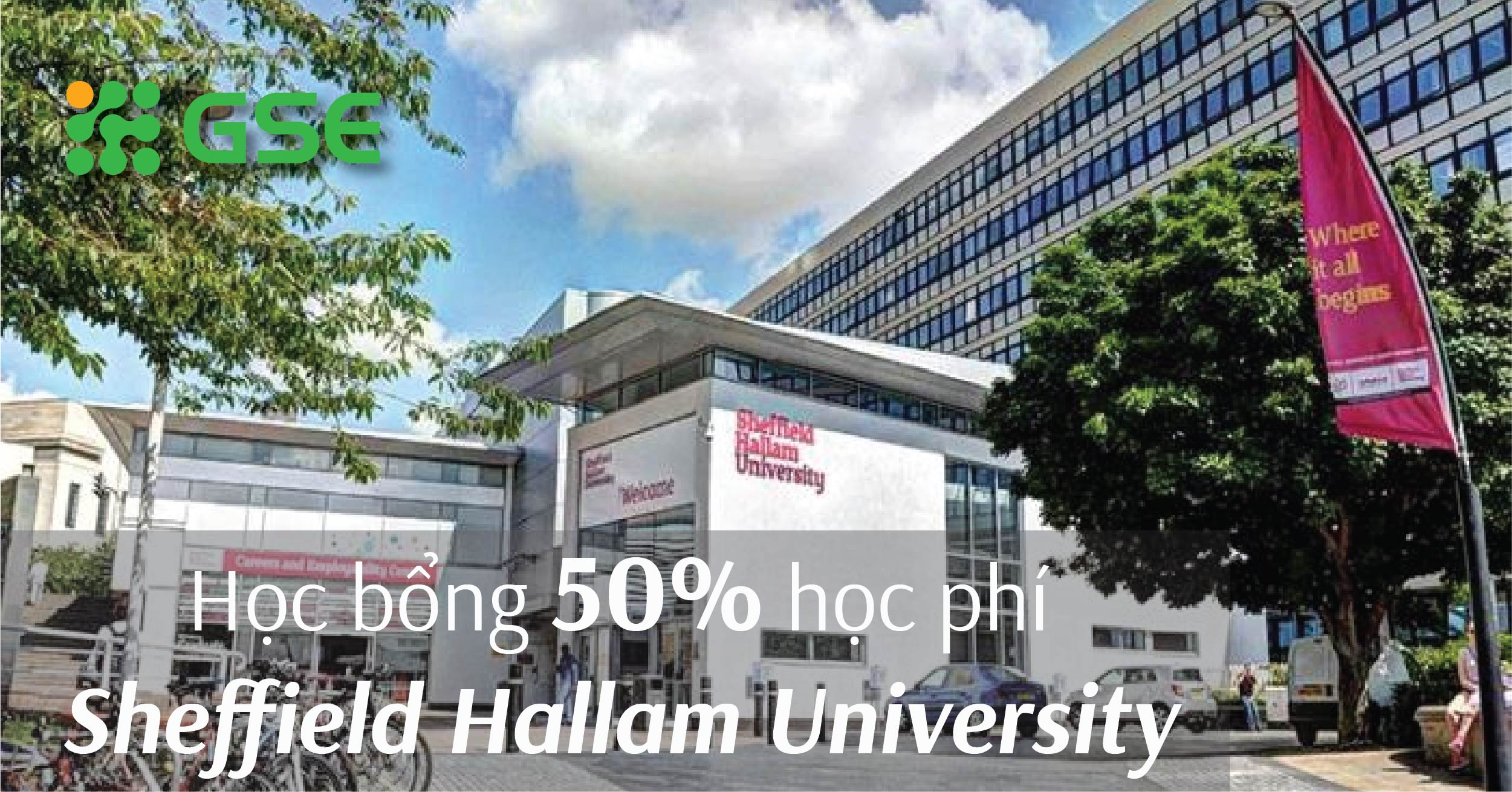 Học bổng 50% học phí từ Sheffield Hallam University