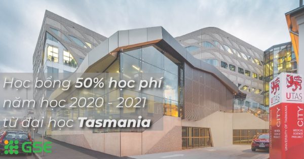 Học bổng 50% học phí từ University of Tasmania năm học 2020-2021