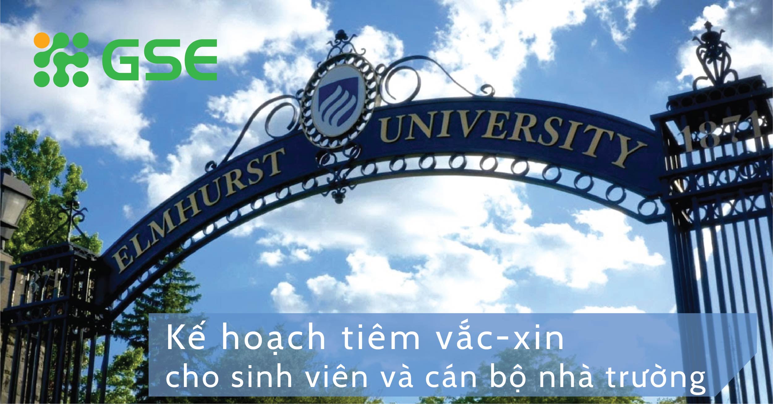 Kế hoạch tiêm vắc-xin cho sinh viên và cán bộ trường đại học Elmhurst