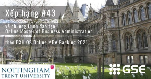 Học Online với chương trình đào tạo MBA tại Nottingham Business School