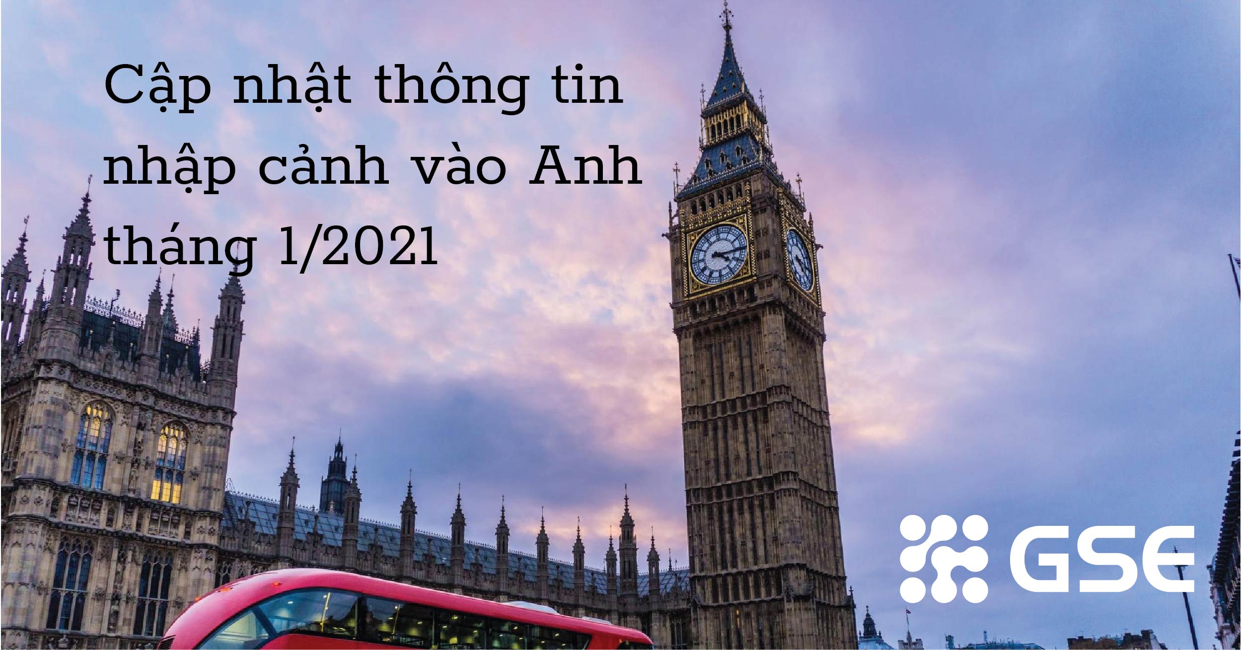 Cập nhật thông tin nhập cảnh vào Anh tháng 1/2021