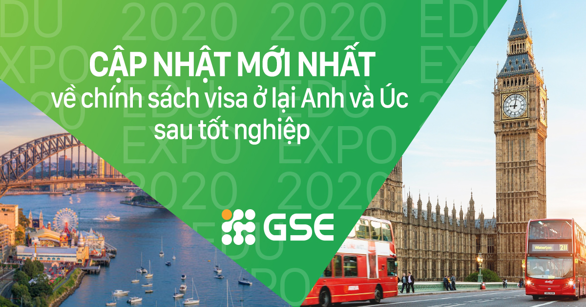 Cập nhật mới nhất về chính sách visa ở lại Anh và Úc sau tốt nghiệp