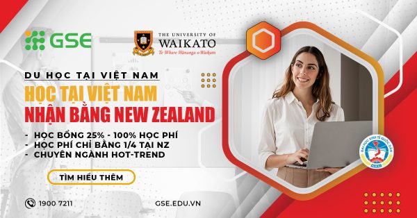 Học tại Việt Nam – Lấy bằng Cử nhân của Đại học Waikato, New Zealand