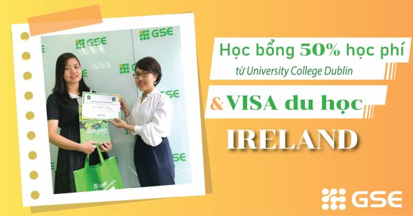 Kinh nghiệm “săn” học bổng 50% học phí trường University College Dublin, Ireland