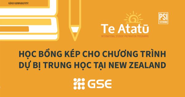 Học bổng kép Te Atatū – Dự bị Trung học New Zealand dành cho học sinh Việt Nam