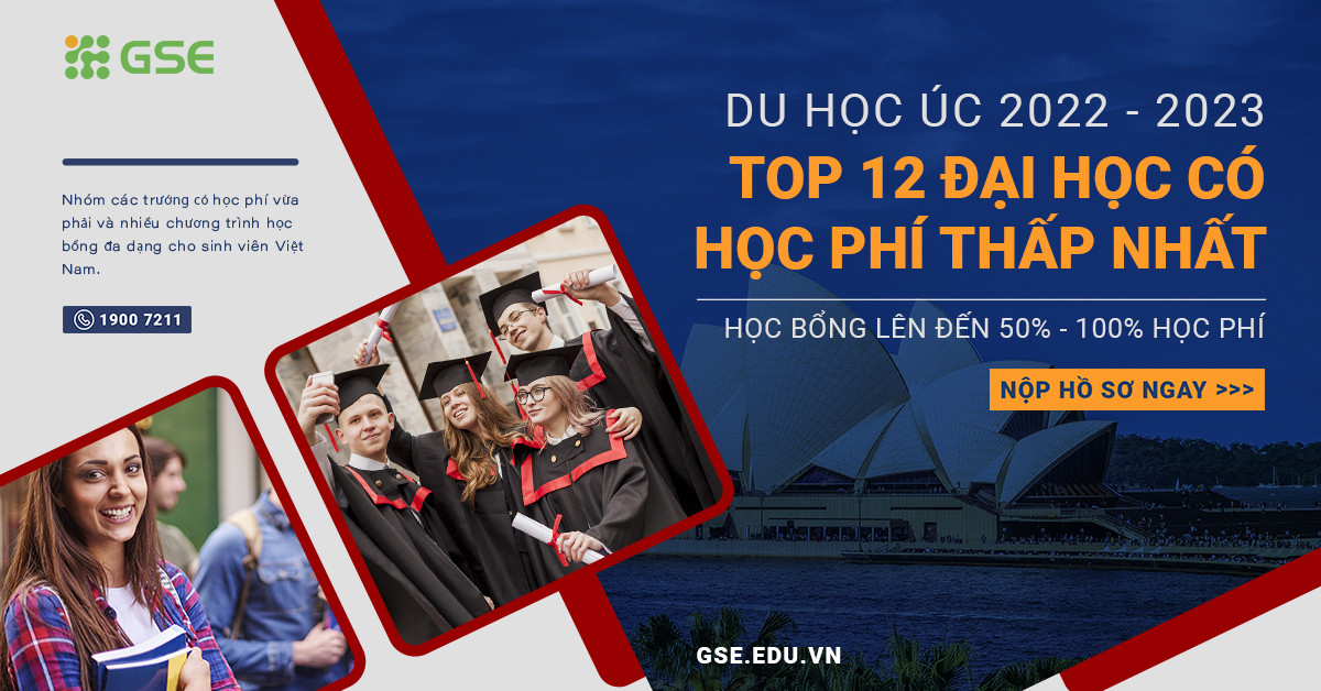 Du Hoc Uc 2022 - 2023 Top 12 Dai Hoc Co Hoc Phi Thap Nhat Tu Van Du Hoc Gse 1200x628
