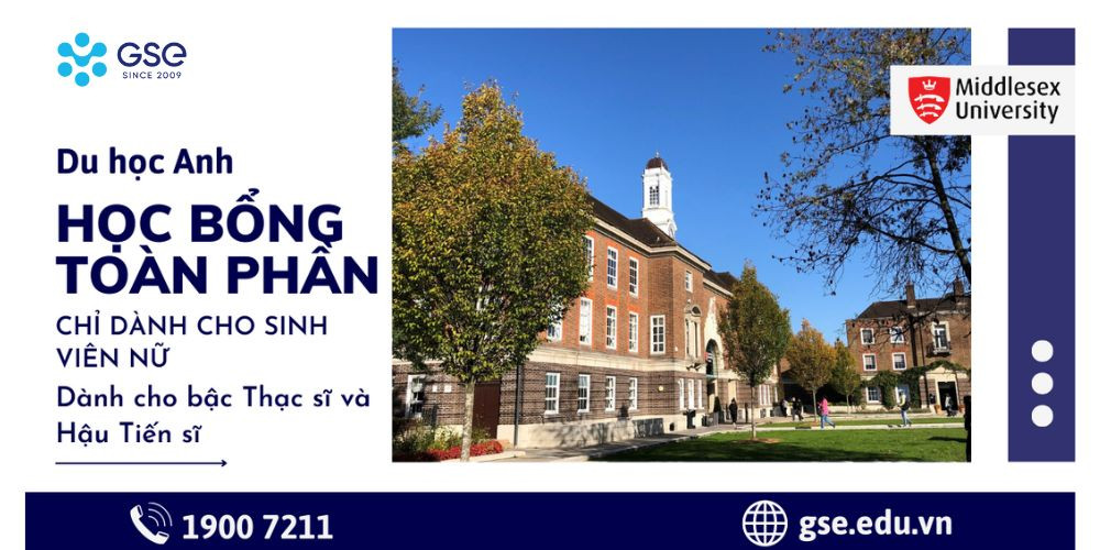 Hoc Bong Toan Phan Du Hoc Anh Chi Danh Cho Sv Nu Middlesex University