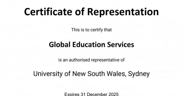 Unsw Sydney Certificate Page 0001
