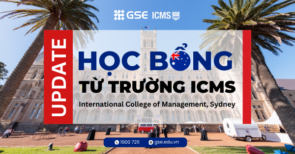 Cập nhật học bổng mới nhất từ trường ICMS – International College of Management, Sydney