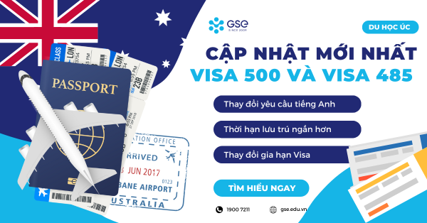 CẬP NHẬT MỚI NHẤT về Visa du học Úc (Visa 500) và Visa tạm trú sau tốt nghiệp (Visa 485) năm 2024