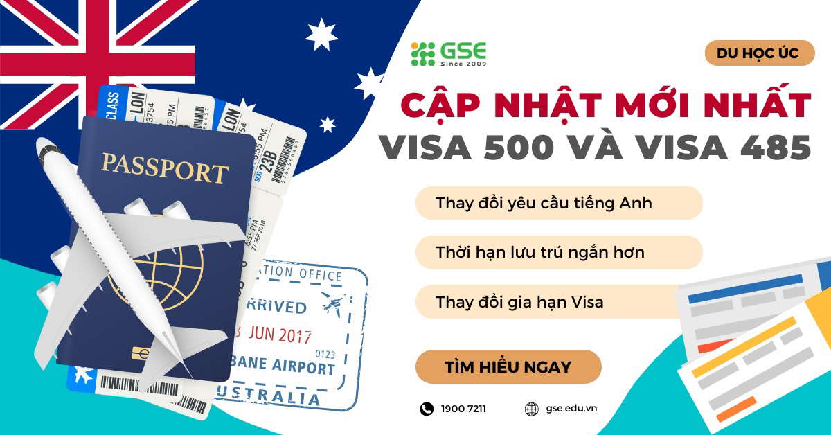 Update Thong Tin Visa 500 Visa 485 Uc Tu Van Du Hoc Gse
