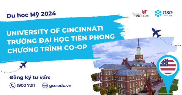 Du học Mỹ 2024: Khám phá University of Cincinnati – Trường đại học tiên phong chương trình Co-op