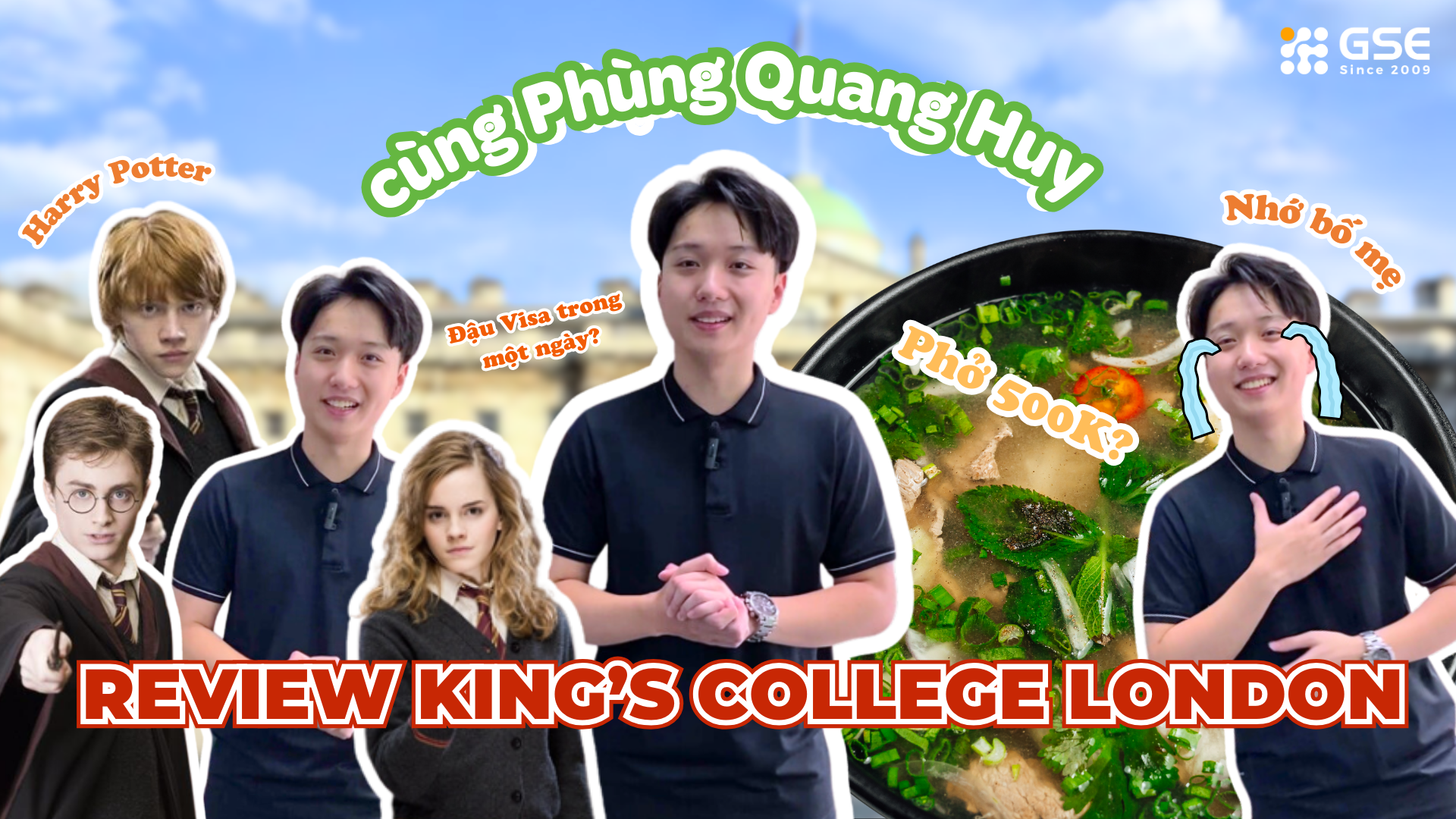 Trải nghiệm du học Anh Quốc của tân sinh viên trường King’s College London – Phùng Quang Huy
