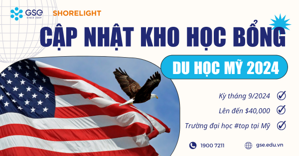 Cập nhật kho học bổng du học Mỹ mới nhất 2024