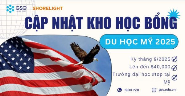 Cập nhật kho học bổng du học Mỹ mới nhất 2025
