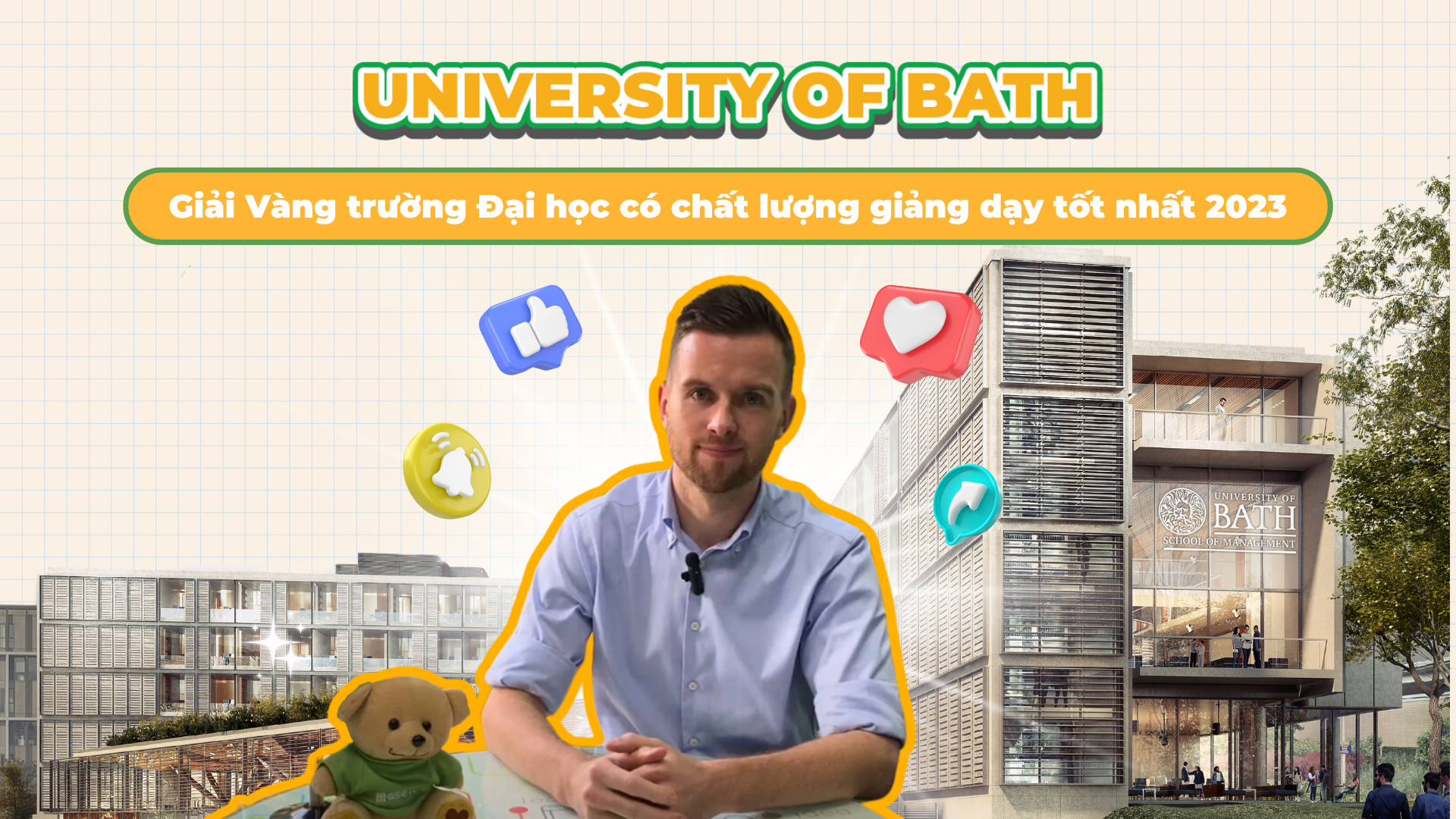 Cơ hội nhận học bổng lên đến £15,000 cùng University of Bath