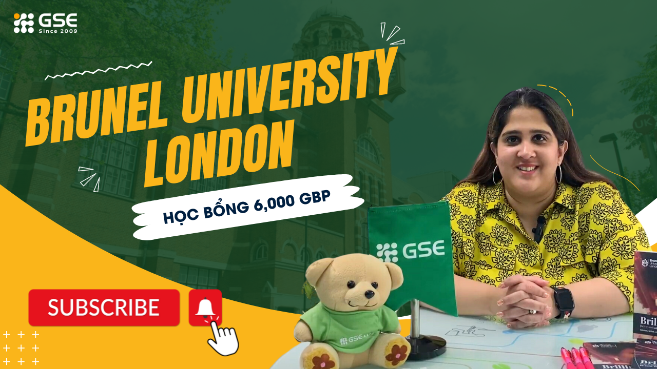 Rinh học bổng du học Anh Quốc từ Brunel University London không khó - GPA chỉ từ 6.5 trở lên