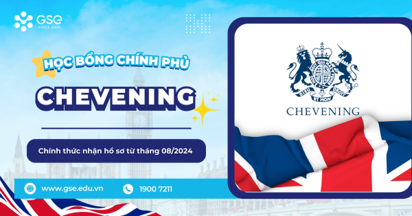 Học bổng Chính phủ Anh Quốc – Chevening bắt đầu nhận hồ sơ