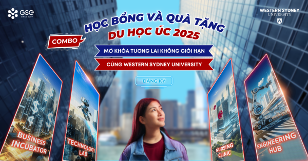 Combo Học bổng và Quà tặng du học Úc 2025 đến từ Western Sydney University