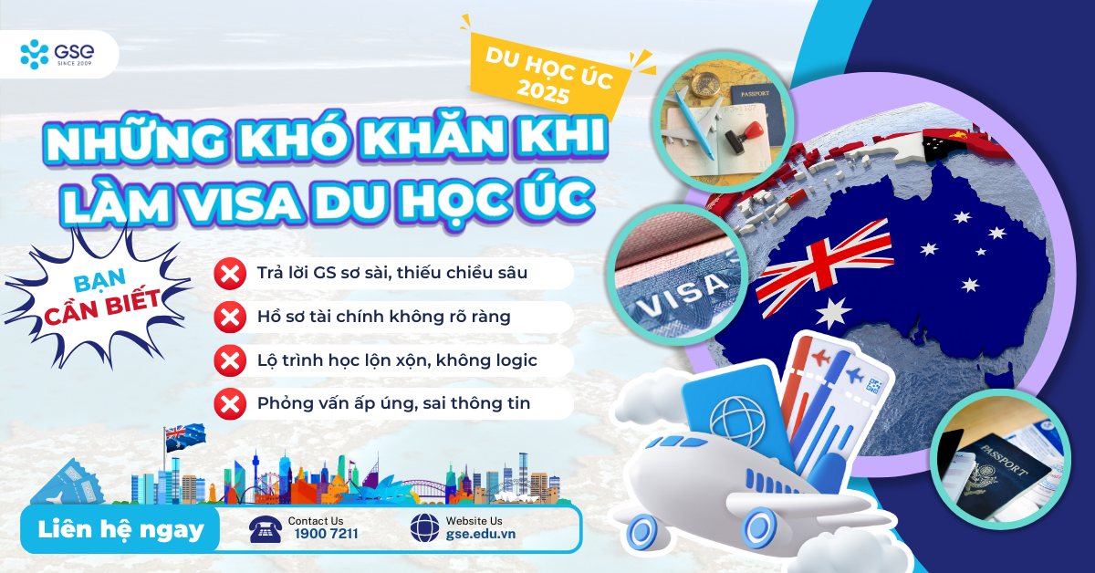 Xin Visa Du học Úc 2025: Những khó khăn thường gặp và cách vượt qua hiệu quả