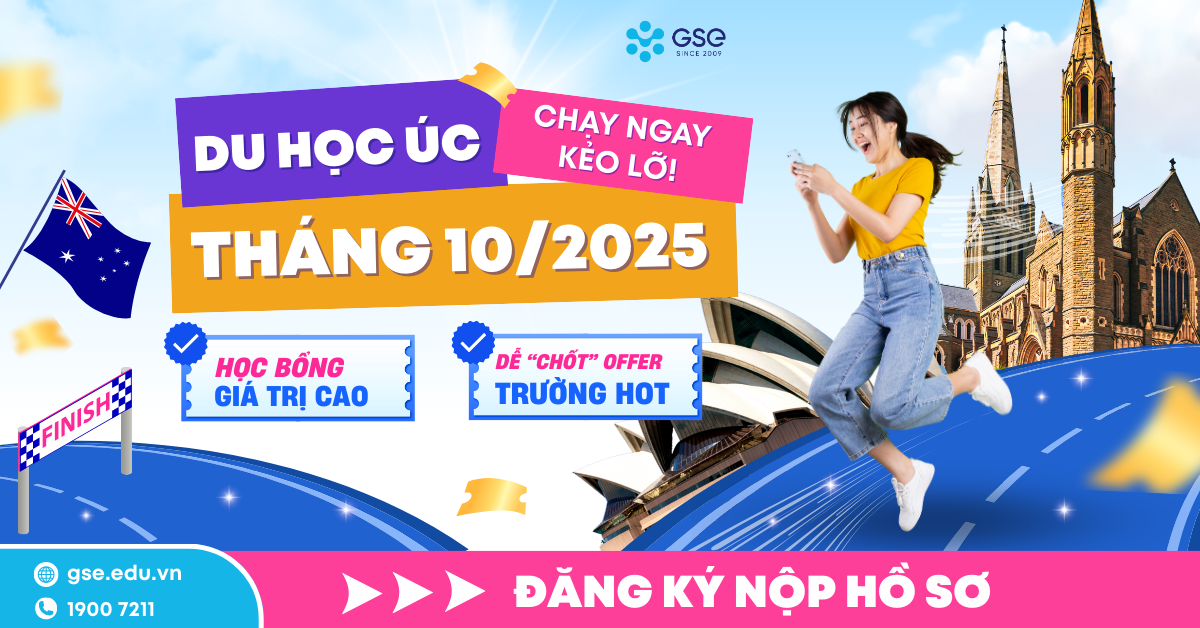 DU HỌC ÚC THÁNG 10/2025: HÀNH ĐỘNG SỚM – CƠ HỘI LỚN
