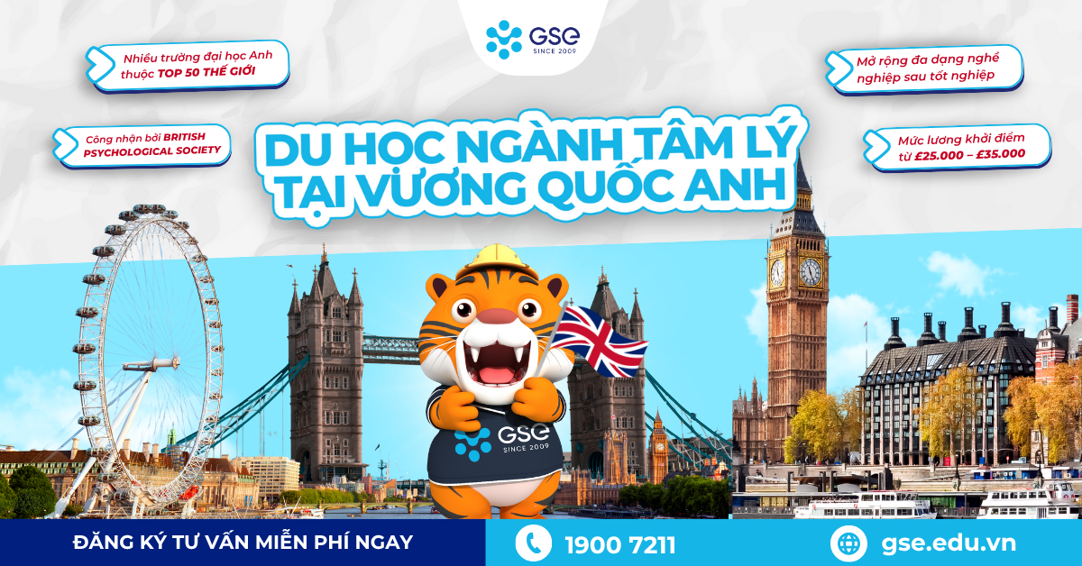 DU HỌC NGÀNH TÂM LÝ HỌC TẠI ANH – CÁNH CỬA VÀO THẾ GIỚI TÂM TRÍ CON NGƯỜI