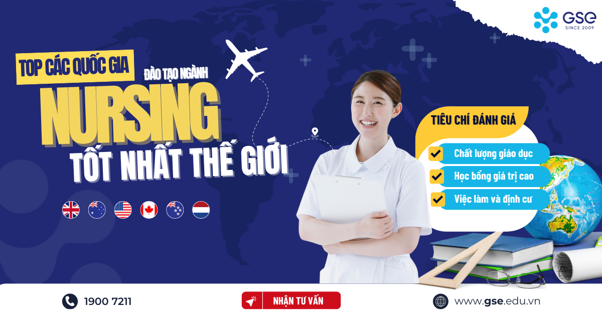 Top 4 quốc gia đào tạo ngành Nursing tốt nhất thế giới – Lộ trình học & làm việc