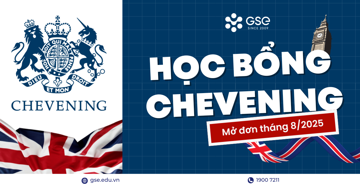 Học bổng Chevening 2026-27 chính thức nhận hồ sơ từ tháng 08/2025
