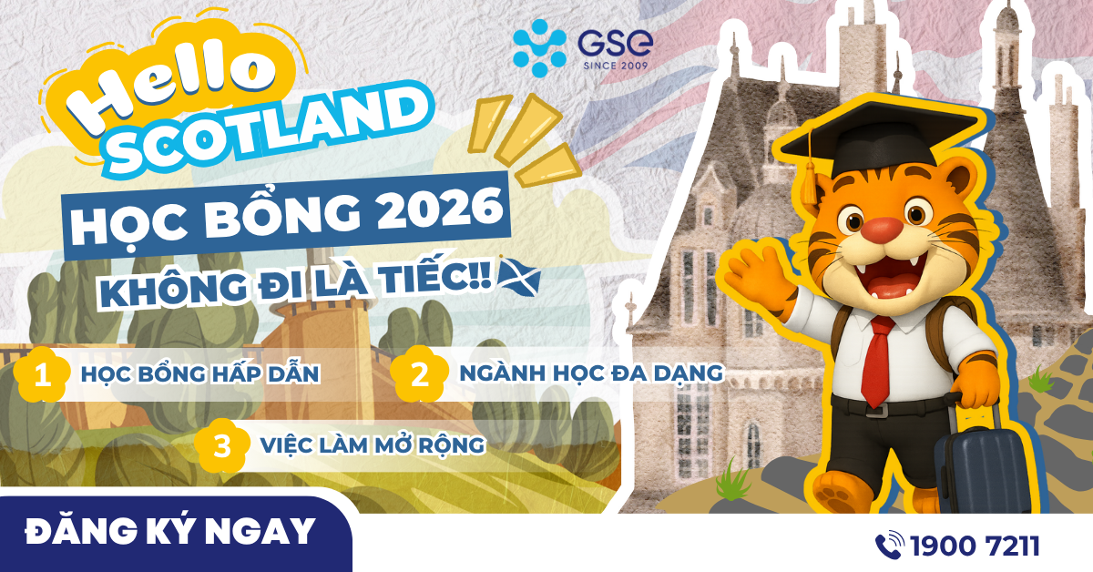Học bổng hấp dẫn, việc làm rộng mở tại du học Scotland