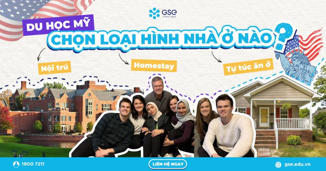 Du học Mỹ 2026 - Các loại hình nhà ở cho du học sinh Mỹ bậc trung học