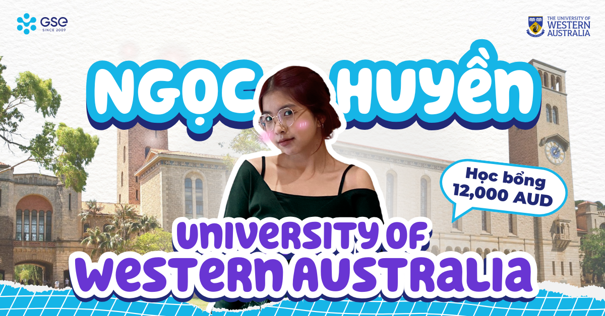 Chu Ngọc Huyền giành học bổng 12,000 AUD tại University of Western Australia