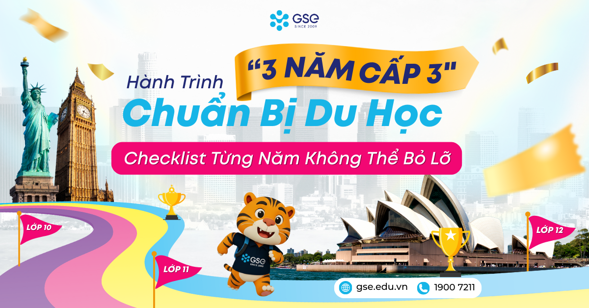 Hành trình 3 năm cấp 3 - Checklist từng năm không thể bỏ lỡ 