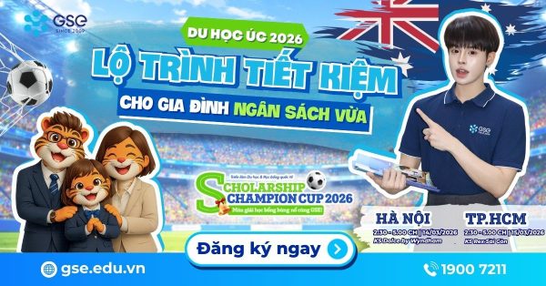 Lộ trình du học Úc tiết kiệm cho gia đình ngân sách vừa (Cập nhật 2026)